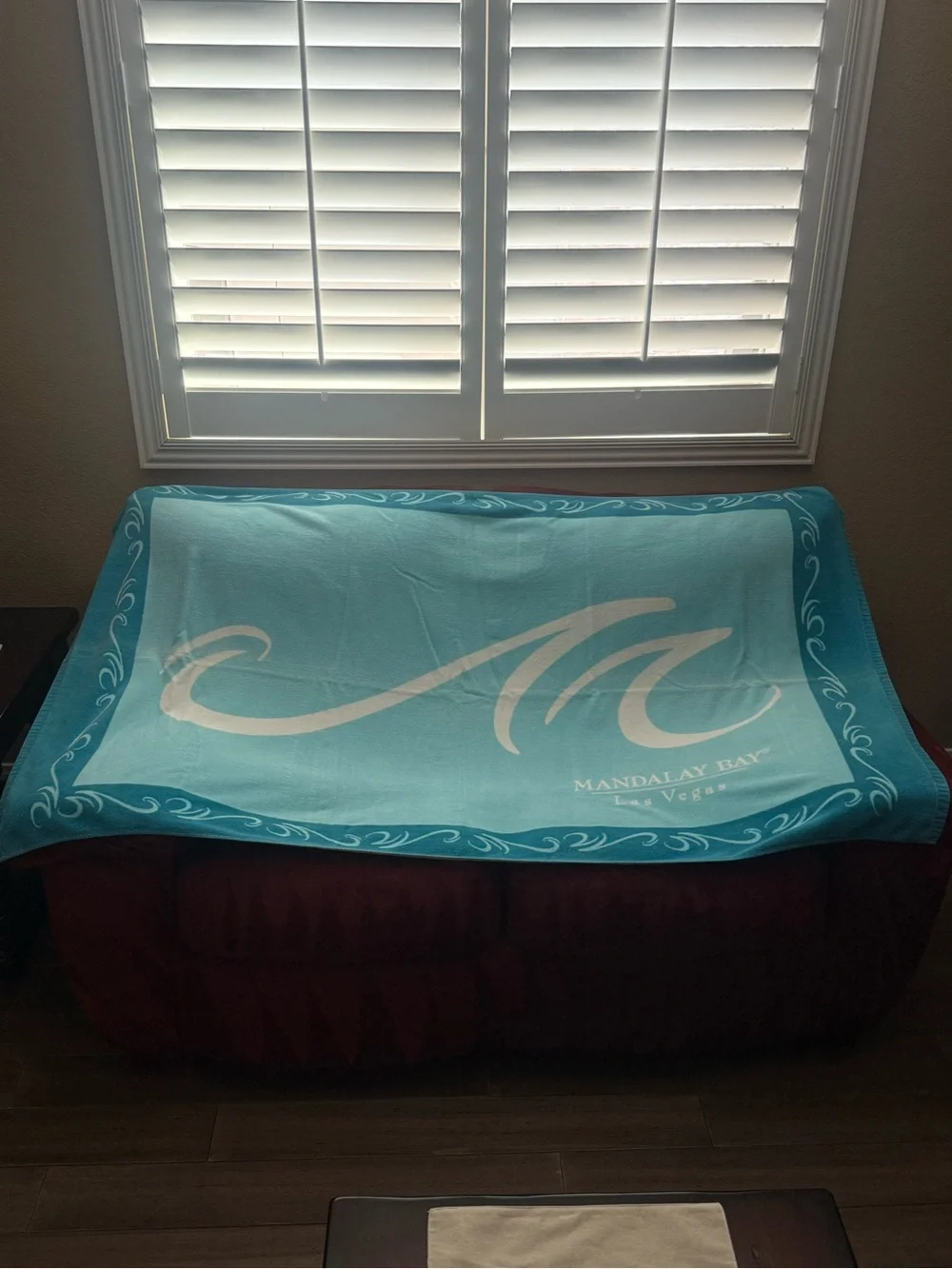 Mandalay Bay Las Vegas Light Aqua Beach/Pool Towel